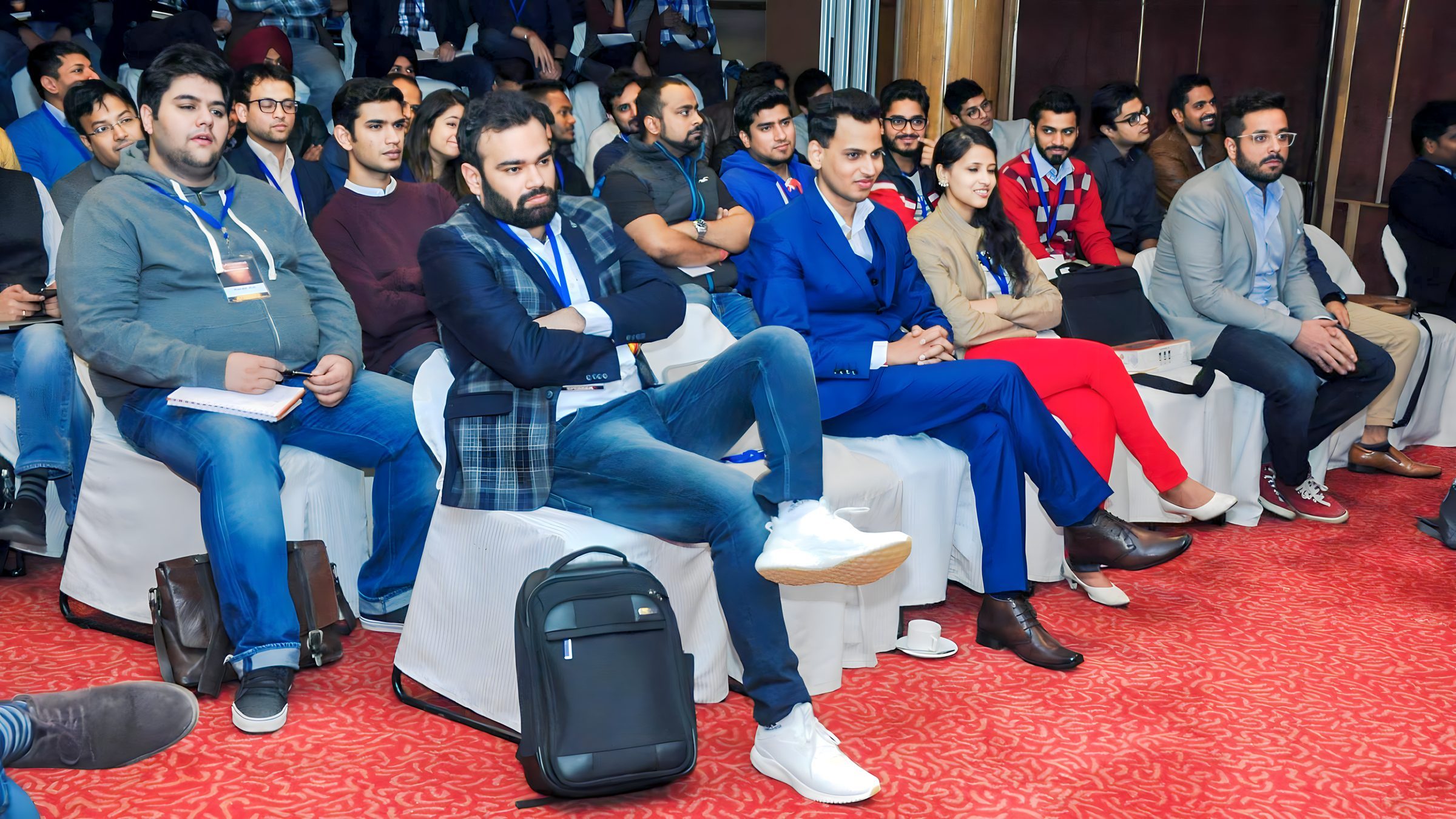 Lithvik Mukesh Sharma is photographed with the CryptoMize technical team members