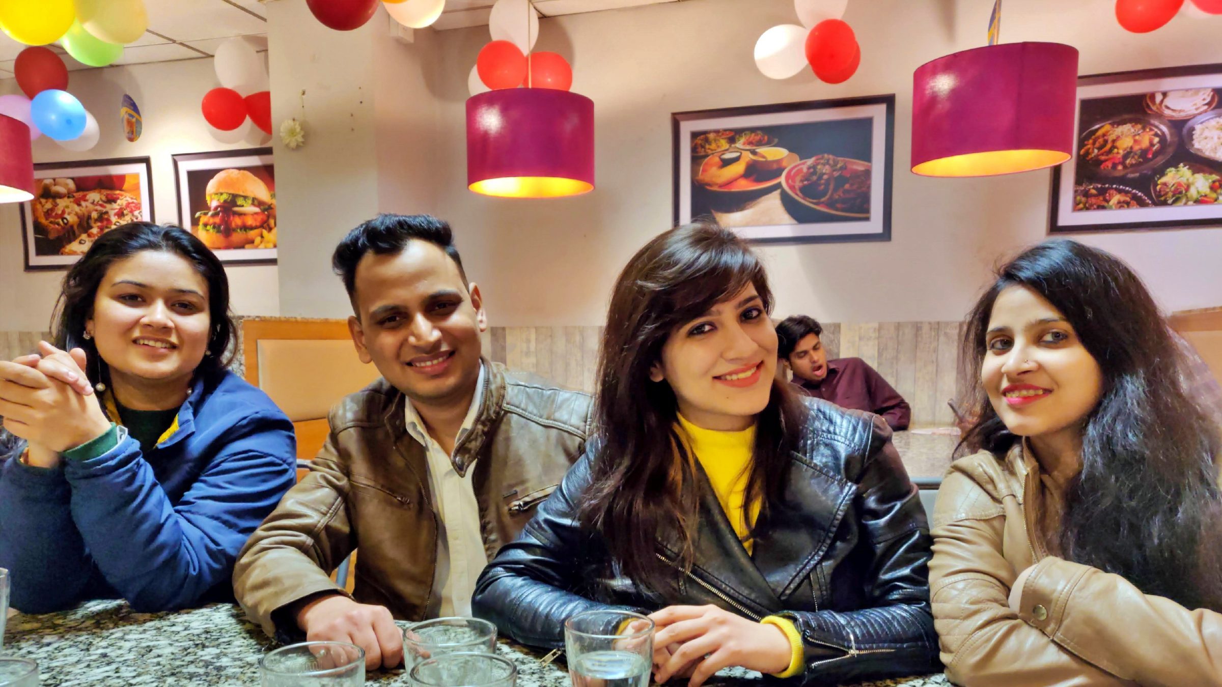 Lithvik Mukesh Sharma is photographed with Dr. Jyoti Kush (COO of CryptoMize) and friends Lithvik Mukesh Sharma is photographed with Dr. Jyoti Kush and friends