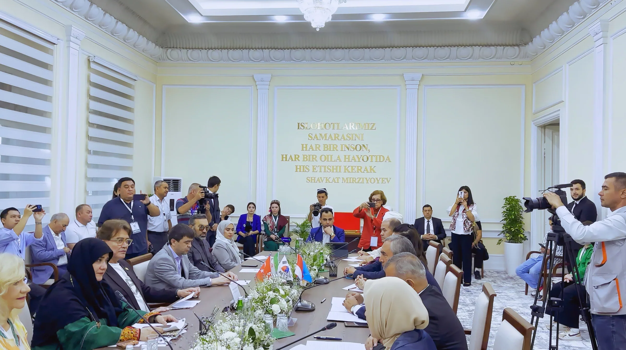 Lithvik Mukesh Sharma is photographed at a diplomatic summit in Uzbekistan.