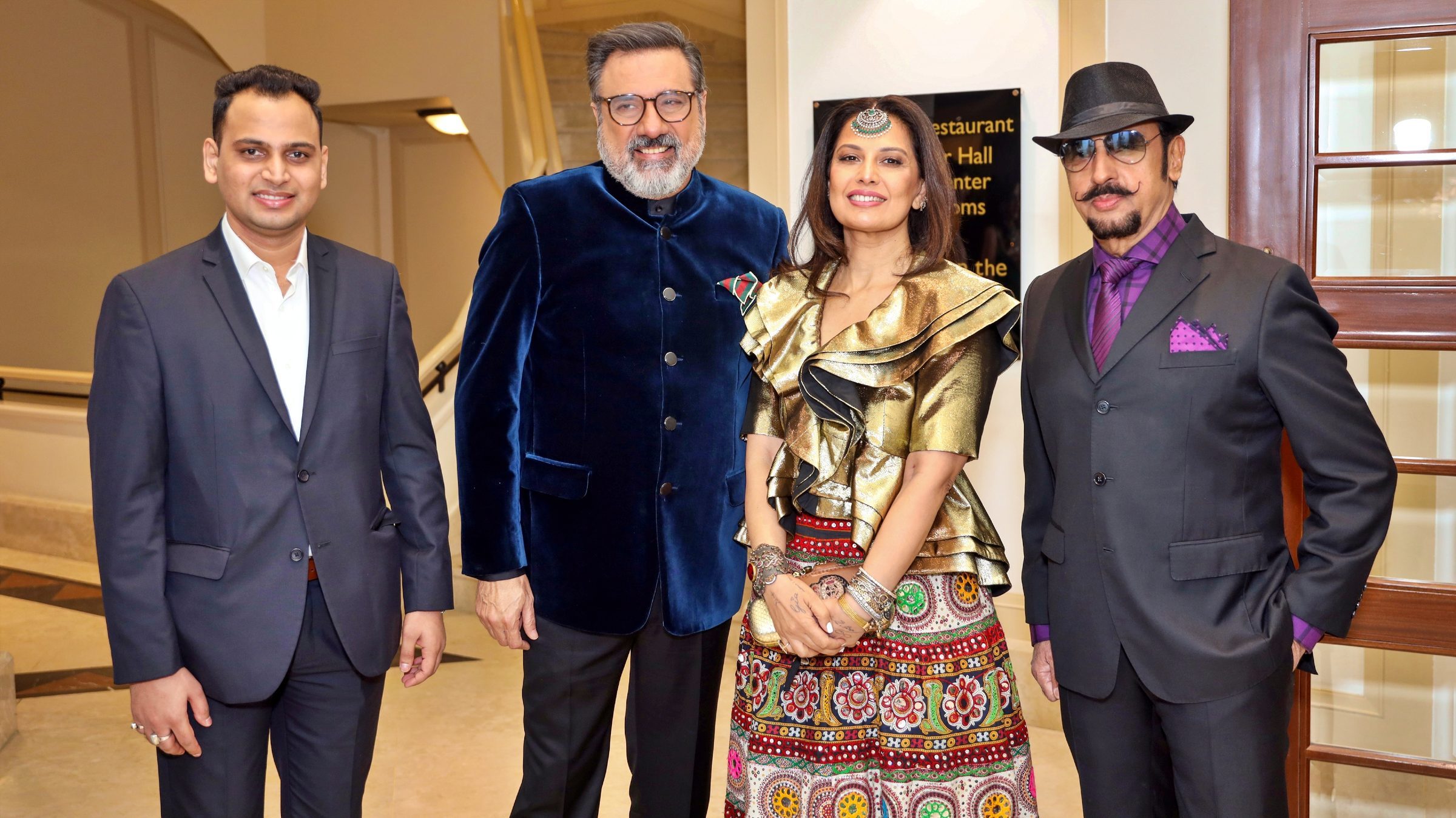 Lithvik Mukesh Sharma appears beside Boman Irani (Indian actor, photographer and voice artist), Ritu Beri, and Gulshan Grover