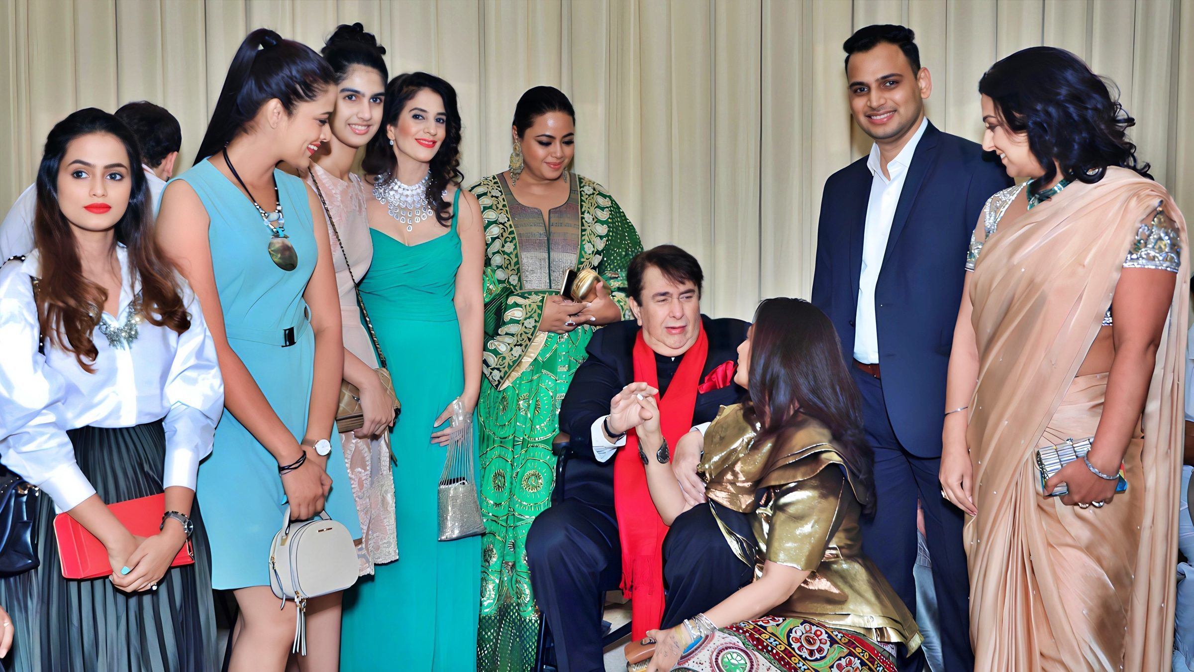 Lithvik Mukesh Sharma is seated in the center position at a diplomatic summit in Uzbekistan, hosting Queen Diambi and Cinthia Lois Ta Thomsen